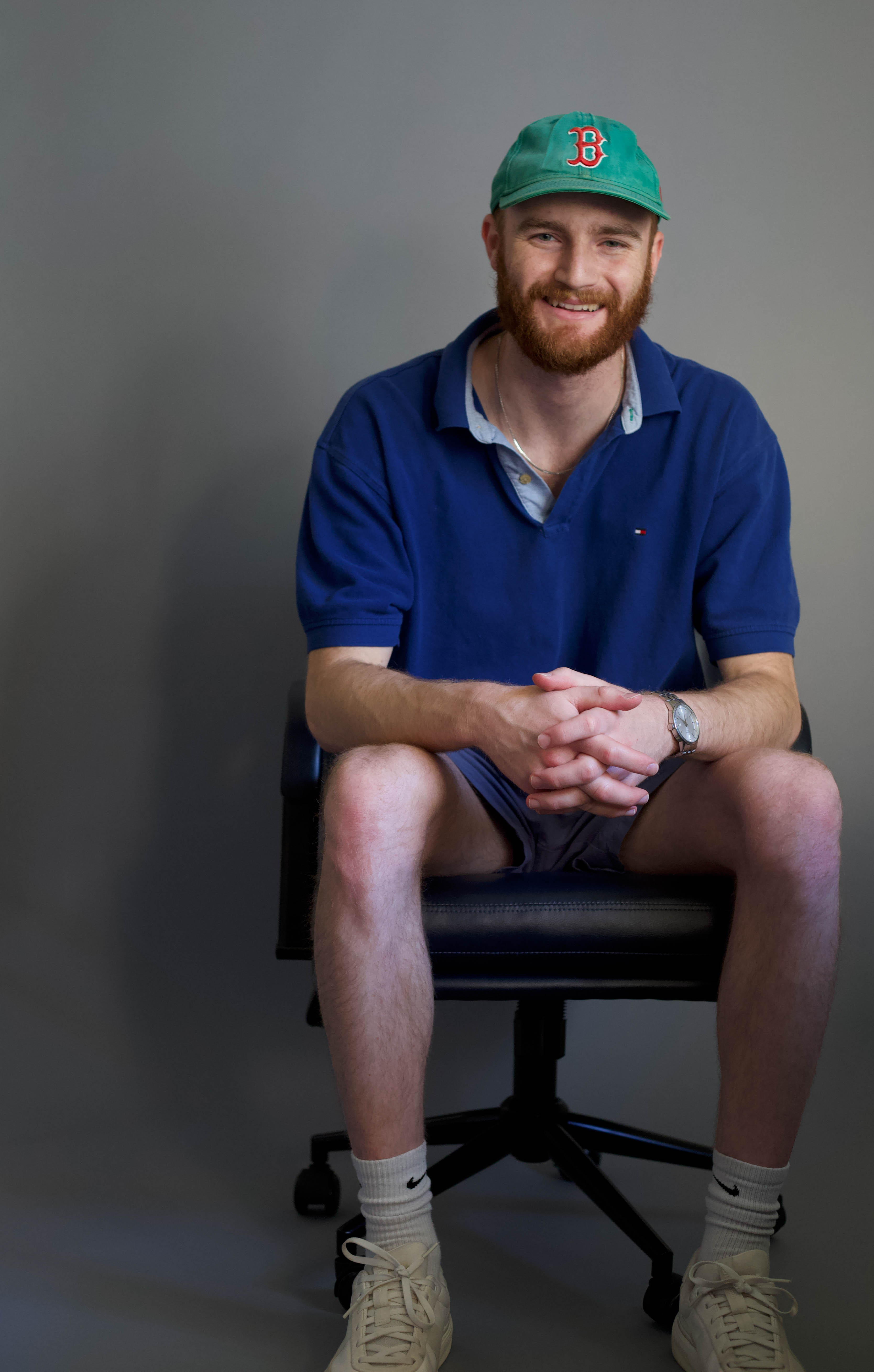 Placeholder self-portrait frame for Devin Baron Creative Services.